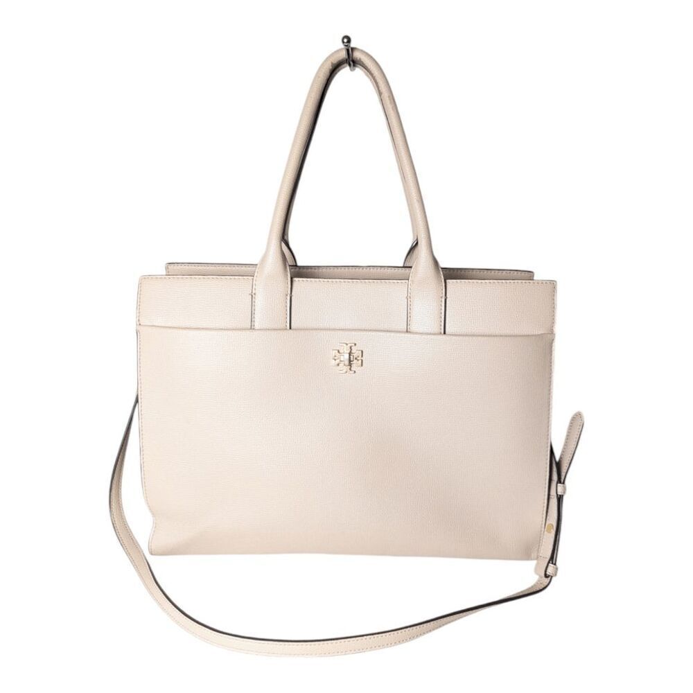 TORY BURCH Kira Tan Leather Tote - Picture 3 of 16